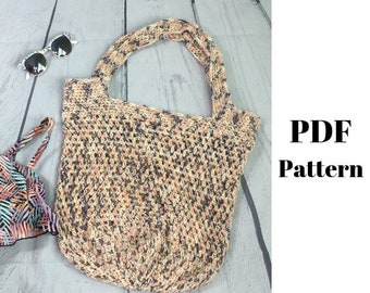 Crochet PDF Pattern, Lake Texoma Bag Pattern, Downloadable PDF Pattern, Crochet Pattern, Free Crochet Pattern, Market Bag Crochet Pattern