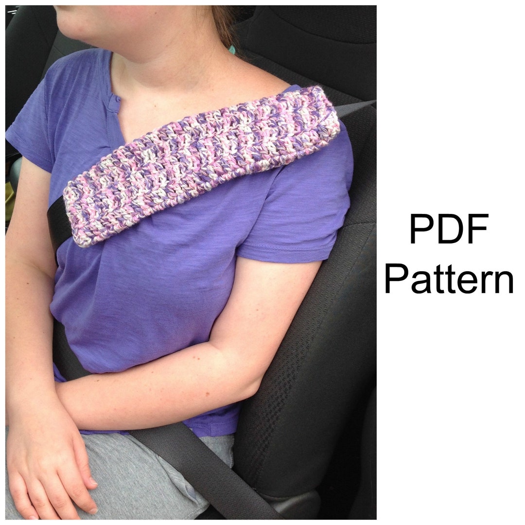 Seat Belt Cover Crochet Pattern, Crochet PDF Pattern, Downloadable PDF
