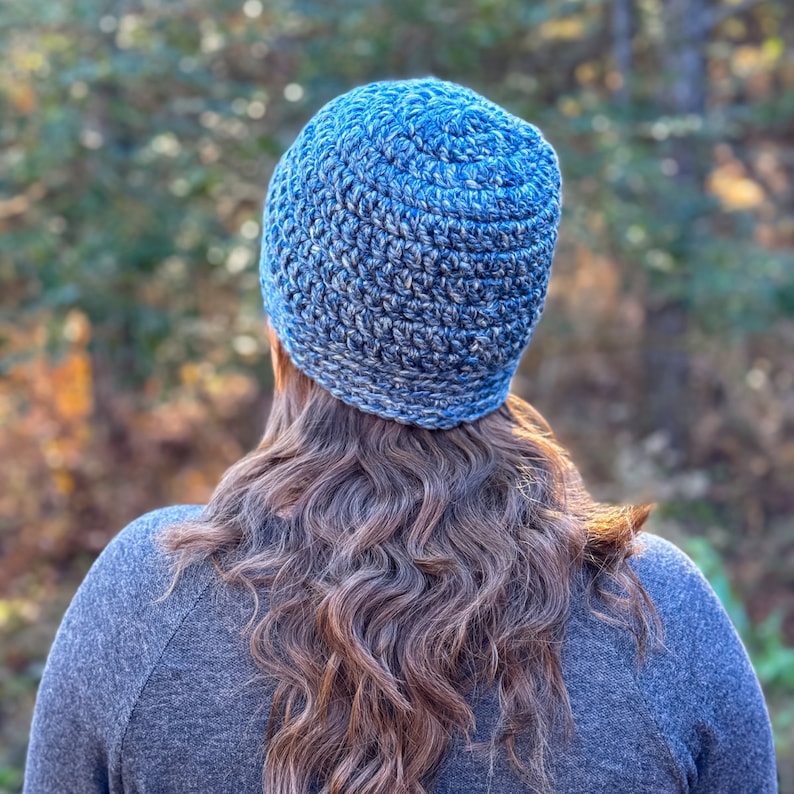 Easy Chunky Hat Crochet Pattern, Crochet PDF Pattern, Adult Beanie ...