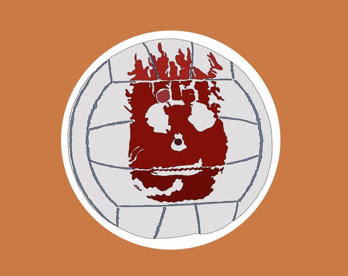 Castaway Wilson Volleyball Vinyl Decal Laptop Sticker Yeti Etsy