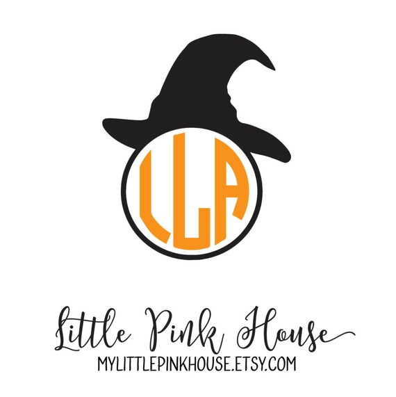 Download Halloween Monogram Witch Monogram Witch Monogram SVG Witch | Etsy
