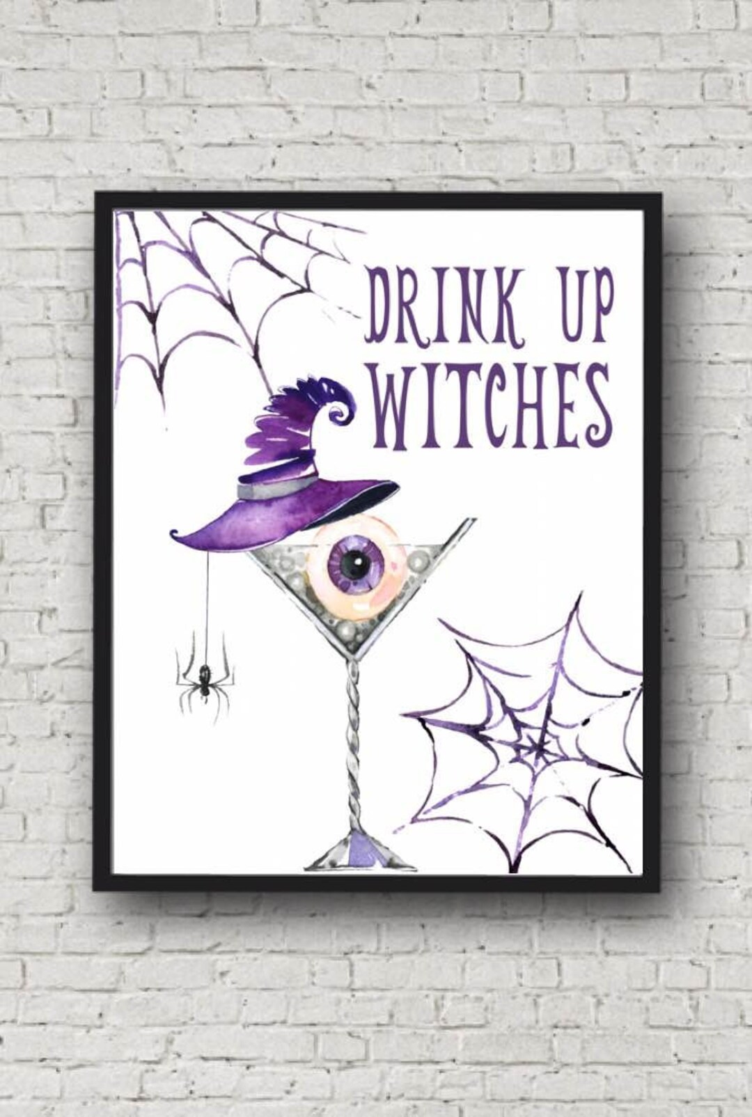 Drink up Witches Printable Wall Art Halloween Wall Art - Etsy