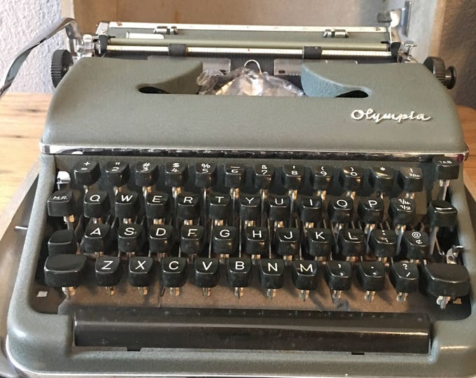 Vintage Typewriter Olympia Working Typewriters Office Etsy