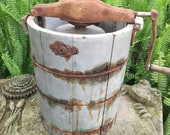 Ice Cream Churn, Industrial Bucket, Farmhouse Kitchen, Vintage Mixer