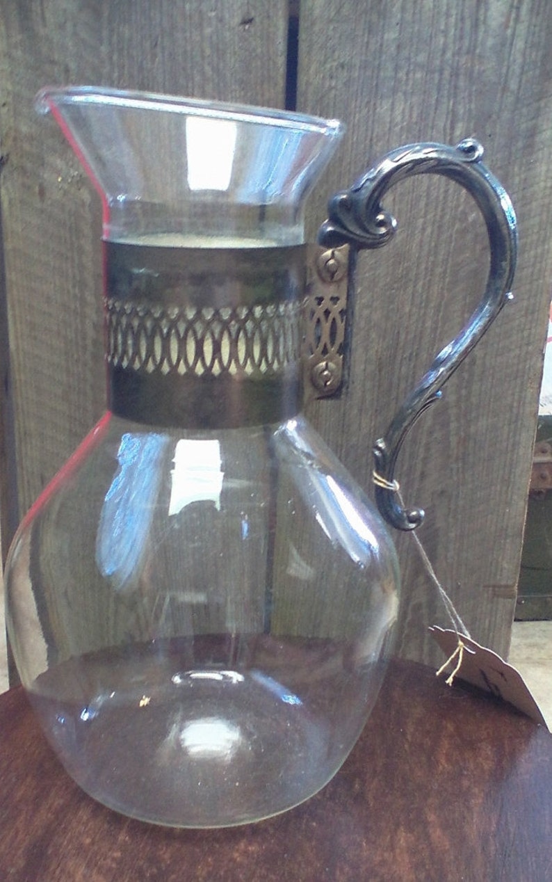 Vintage Coffee Container Glass Pitcher Kitchen Image 0