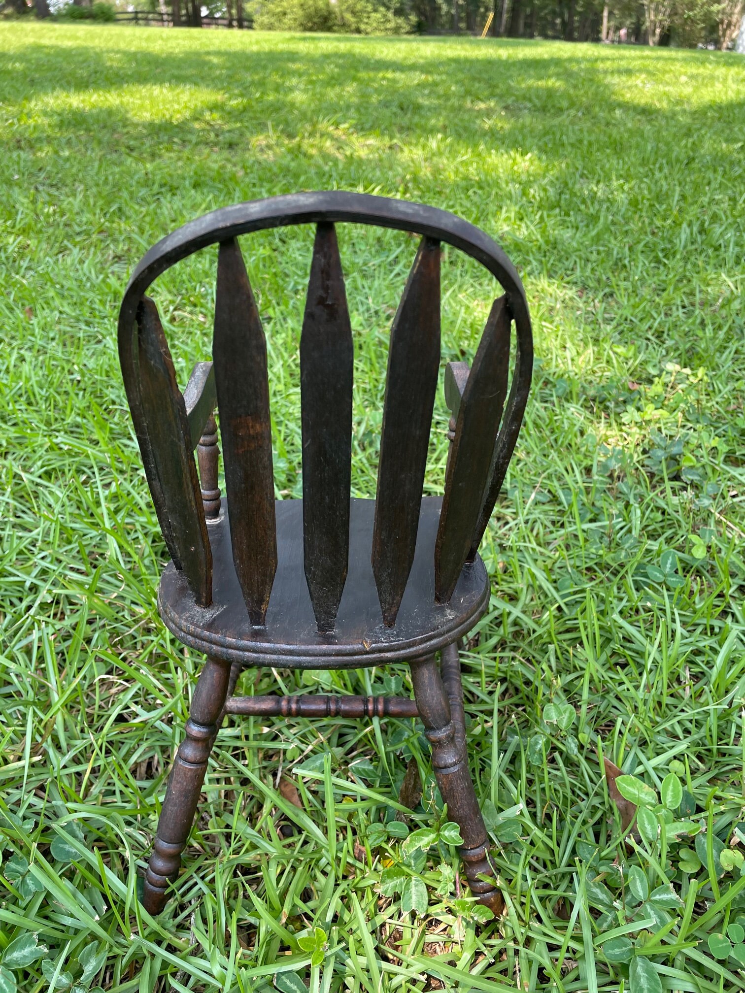 Vintage Doll Chair Mini Wood Chair Etsy