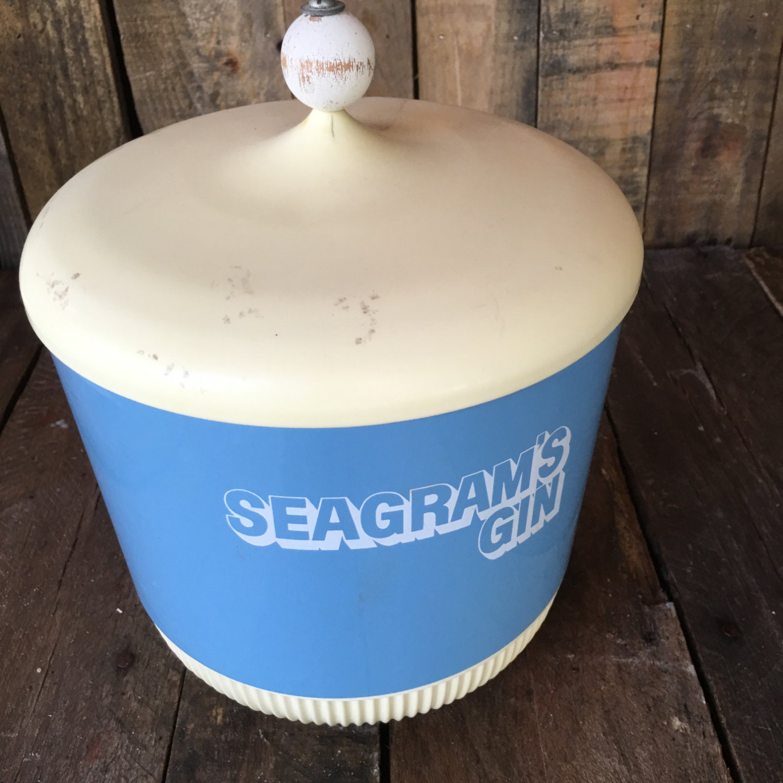 Seagram's Gin Ice Bucket Cooler Cookie Jar Ice Bucket Etsy
