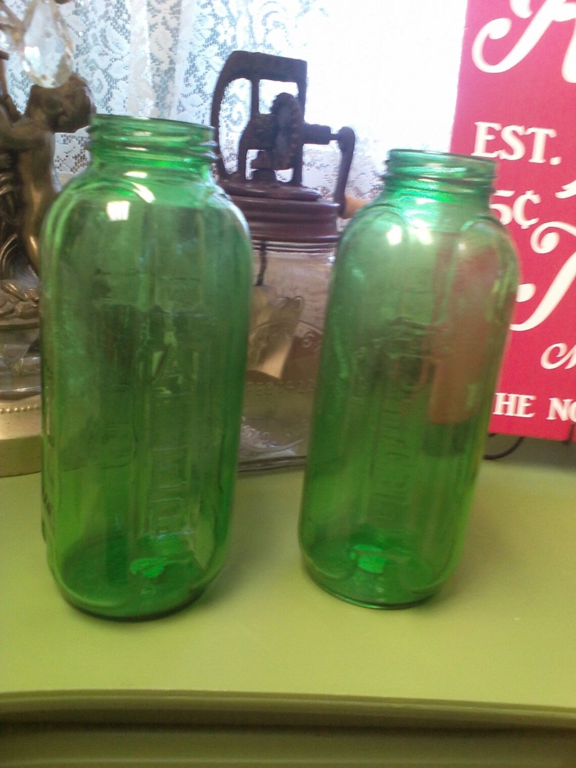 Vintage Juice Container Water Bottle Vintage Bottles Vases Etsy