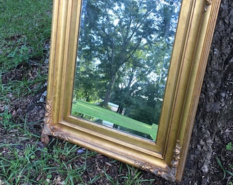 Square Mirror, Ornate, Vintage, Gypsy Style,