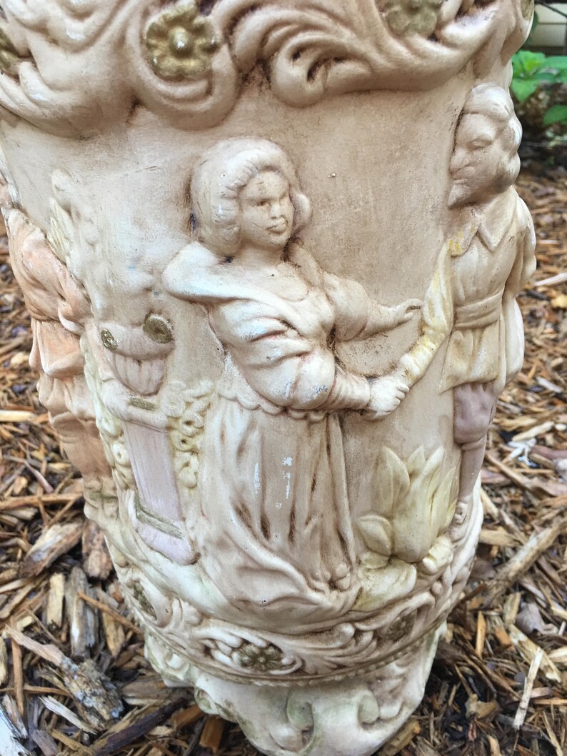 Patio Decor Vase Garden Decor Rare Antique Planter