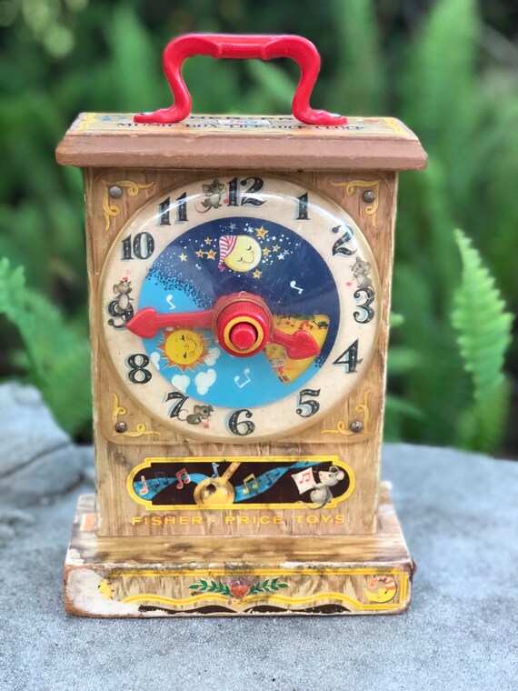 fisher price music box tick tock clock