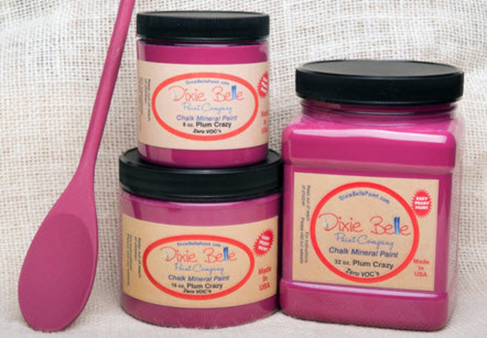 Pink Chalk Paint Plum Crazy Girly Paint Dixie Belle Etsy