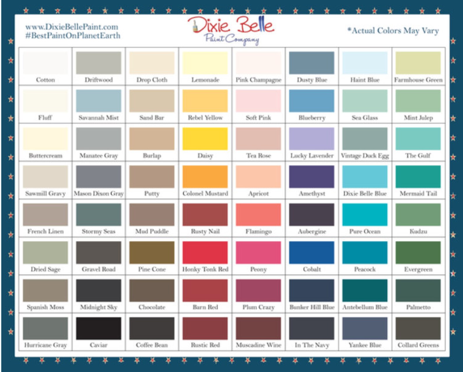 Shabby Chic Paint Colors Environmentally Friendly Paint Etsy