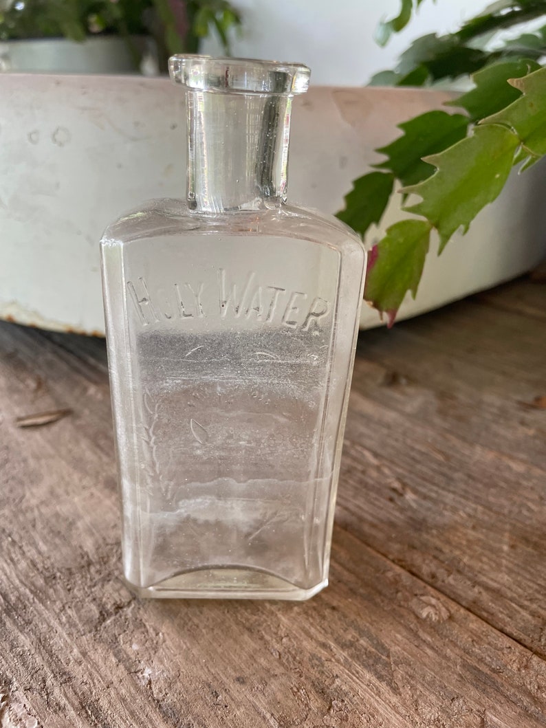 Vintage Holy Water Bottle - Etsy