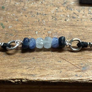 Genuine sapphire necklace