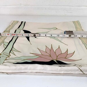Vintage Silk Jim Thompson Pillow Case Pillowcase Mid Century Signed Boho Retro Kitsch 1960s 1950s MCM image 8
