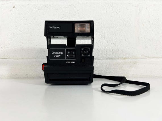 Vintage Polaroid OneStep Flash Camera 600 Instant Film Photography Impossible Project One Step 600 OneStep Tested Working Film Polaroid