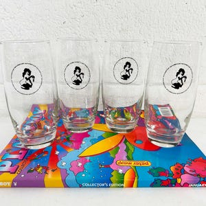Vintage Playboy Drinking Glasses - Etsy