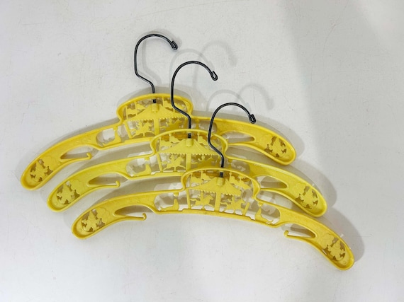 Vintage Hangers Set of 3 Hanger Display Child Plastic Baby World Carousel Circus 1960s 1950s