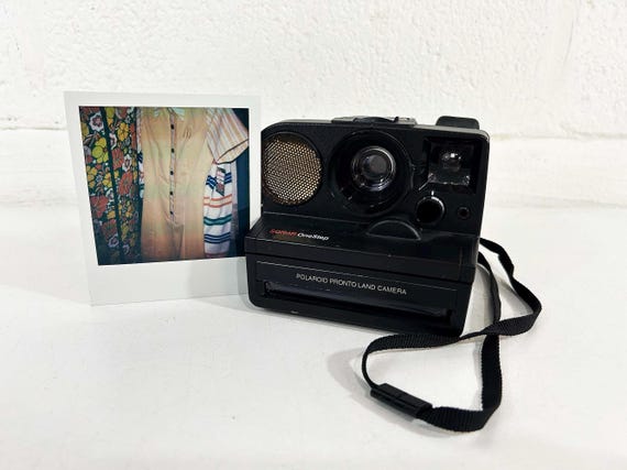 Vintage Polaroid Camera Sonar OneStep SX-70 Instant Film Photography Pronto Working Tested 1970s