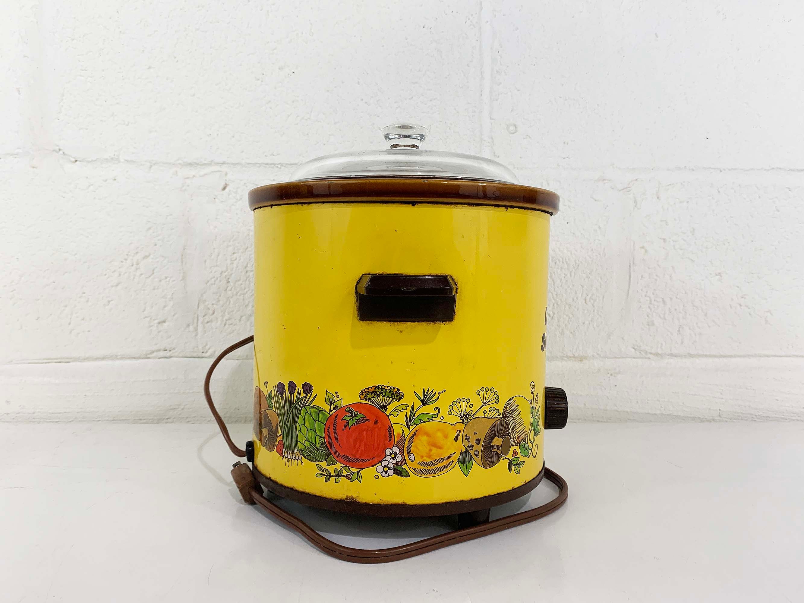 Vintage Potpourri Crockpot 70s Potpourri Crock Simmer Pot 