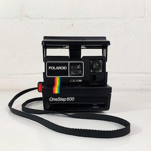 Vintage Polaroid Camera 600 Rainbow Instant Film Photography 1970s