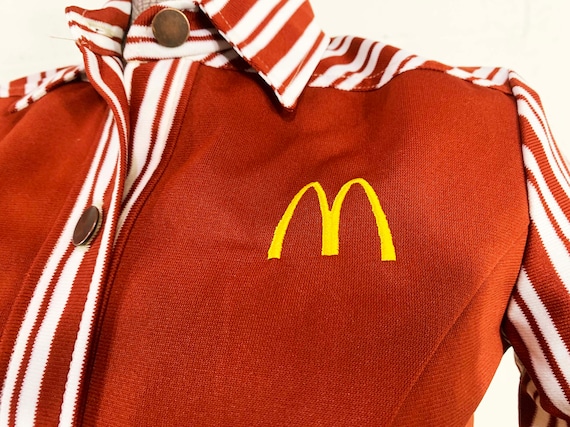 Vintage McDonald’s Uniform Shirt 1976 Crest 1970s… - image 4