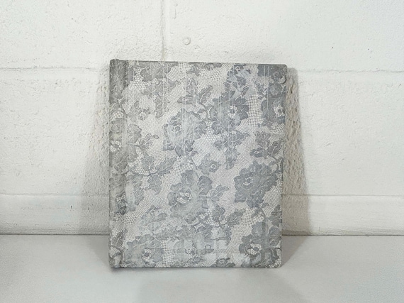 Vintage Silver Embossed Photo Album Vacation Scrapbook Memories Book 1970s Photography Photographer Gift MCM 1960s