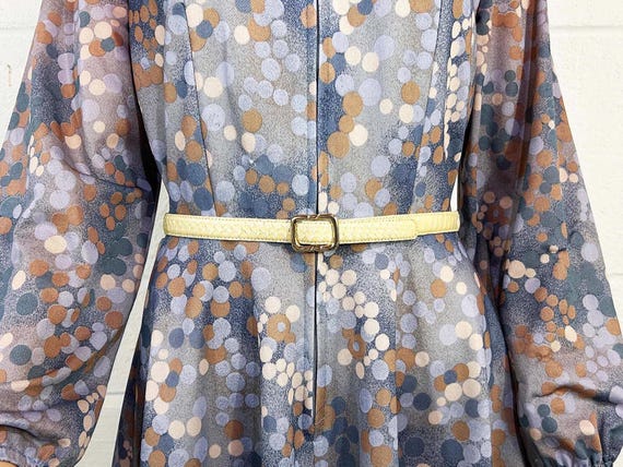 Vintage Cream Skinny Snakeskin Belt Gold Metal Buckle Small USA Made 1980s 80s