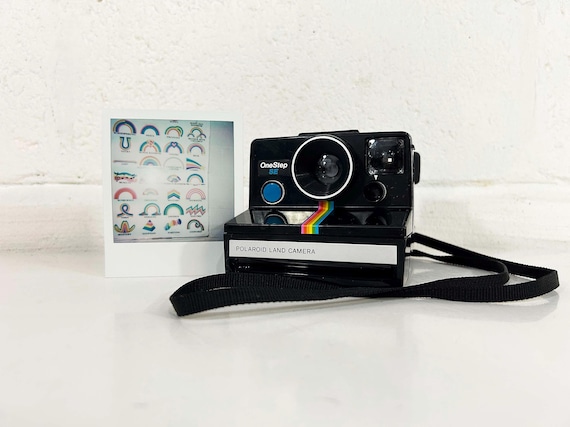 Vintage Polaroid Land Camera OneStep SE SX-70 Instant Film Photography One Step Rainbow Tested Working 1970s Photographer Birthday Gift