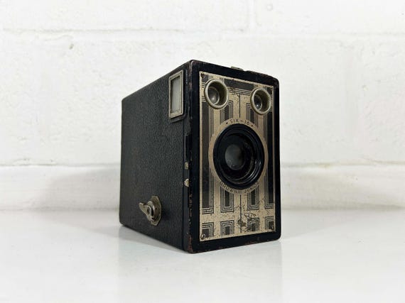 Vintage Kodak Brownie Junior Six-16 Camera 1930s Art Deco Made in the USA