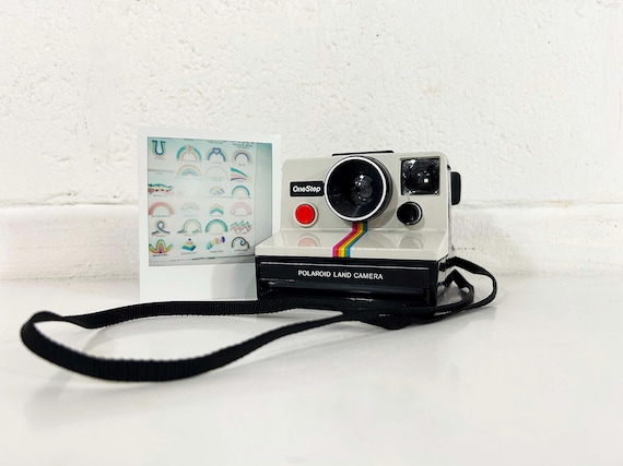 Vintage Polaroid Land Camera OneStep SX-70 Instant Film Photography Tested Working Photographer Birthday Gift Time Zero Rainbow 1970s