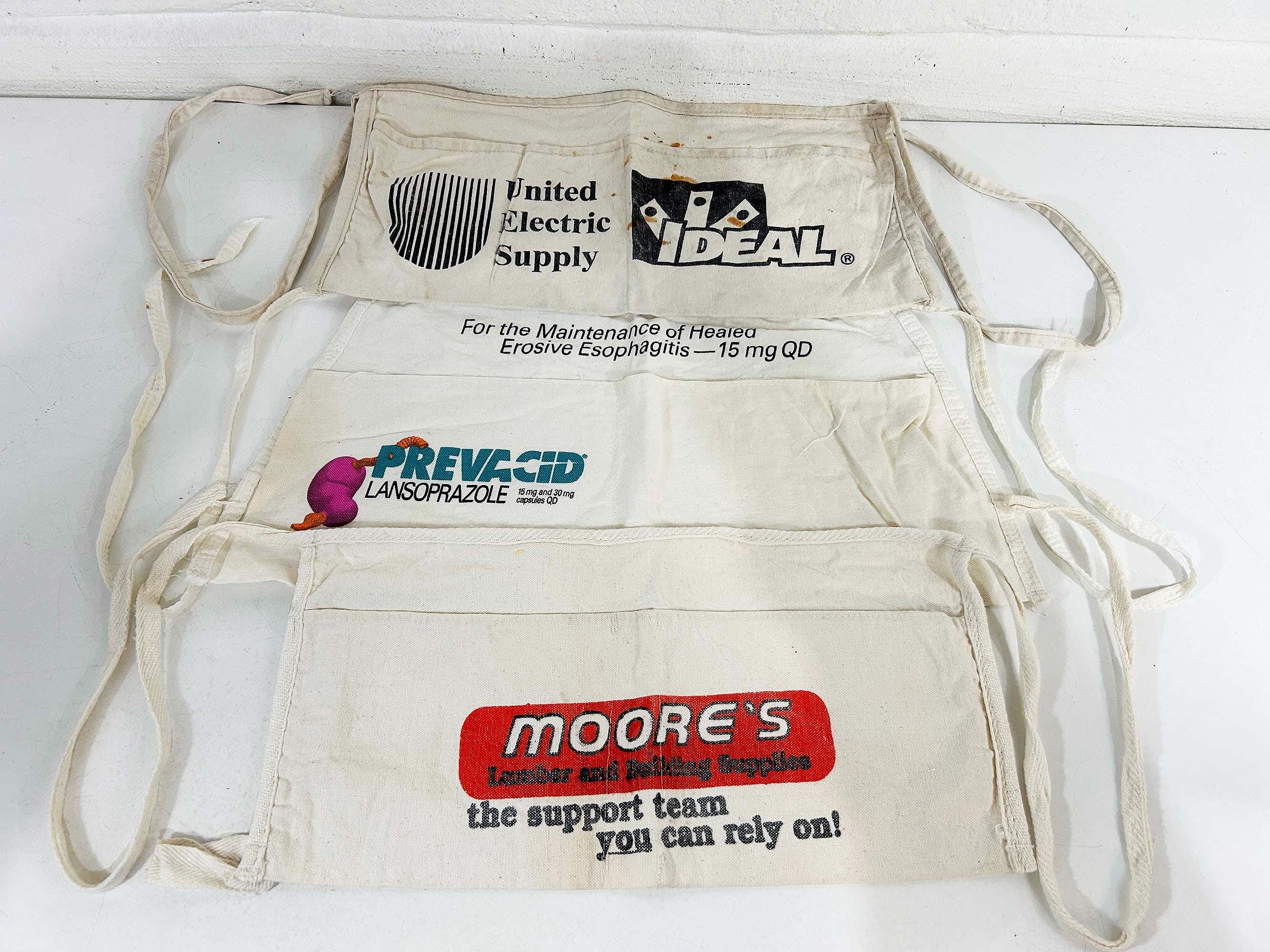 Vintage Cotton Apron Lumber - Sold Individually - Industrial