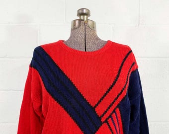OLDGAP 1990's ramie✖️ cotton sweater 赤 OLDGAP 1990's ramie✖️ cotton sweater 赤