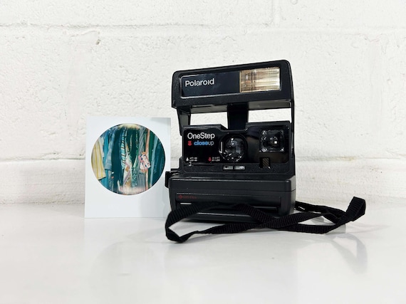 Vintage Polaroid OneStep CloseUp Camera 600 Instant Film Photography Tested Working Photographer Birthday Gift 90s 1990s