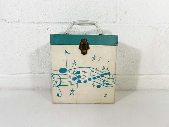 Vintage Platter-Pak Amfile 45 Record Case: Mid-Century Music Storage