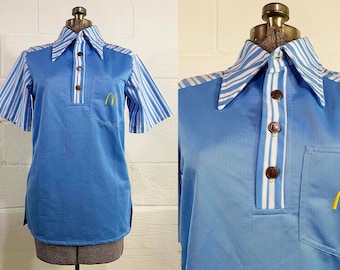 80s McDonald's 1983コピーライト ユニフォーム ポロシャツ 1983 Rare