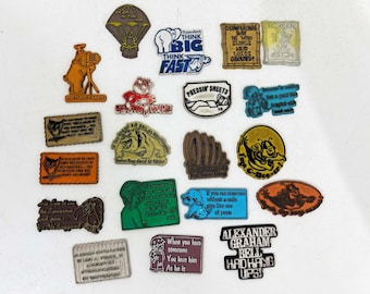 Vintage Magnets - Sold Individually - Fridge Magnet Refrigerator Ephemera Gag Gift Stocking Stuffer 60s 70s 80s