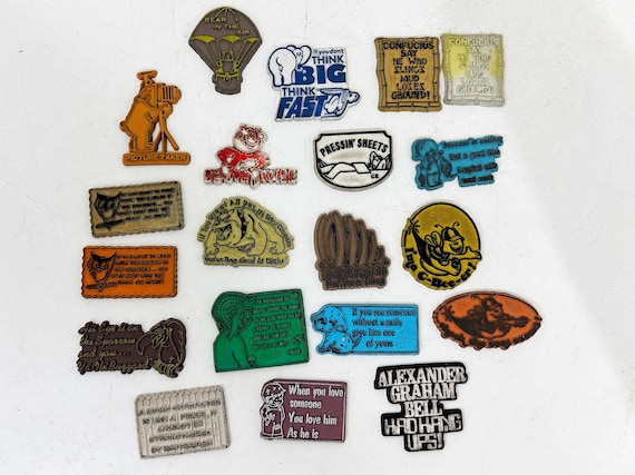 Vintage Magnets - Sold Individually - Fridge Magnet Refrigerator Ephemera Gag Gift Stocking Stuffer 60s 70s 80s