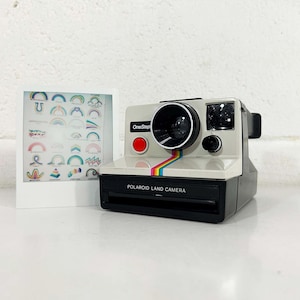 Vintage Polaroid Camera SX-70 Instant Film Photography Tested Working Rainbow 1970s