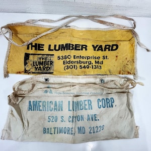 Vintage Lumber Yard Apron - Etsy