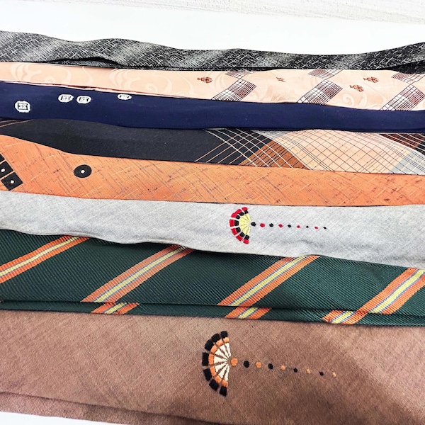 Vintage 1950s Skinny Necktie - Choose One - Art Deco 1960s Menswear Tie Suit Father's Day Smoothie National