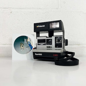 Vintage Polaroid Sun Camera 600 Flash Instant Film Photography Tested Working 1980s
