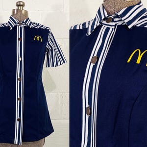 ヴィンテージ 80年代 マクドナルド ユニフォーム シャツ レア