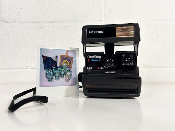 Vintage Polaroid OneStep CloseUp Camera 600 Instant Film Photography Tested & Working Film 1990s