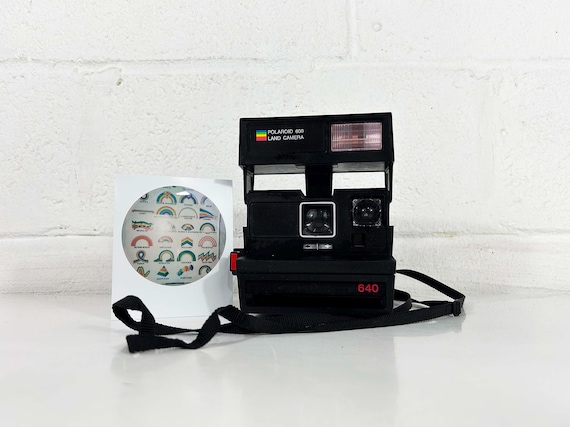 Vintage Polaroid Camera 600 Land 640 Instant Film Photography Tested Working Photographer Birthday Gift 90s 1990s