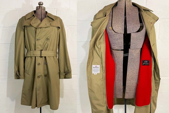 Vintage Rainfair Rain Topcoat Peacoat 