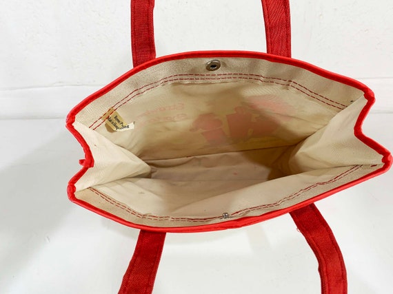 Vintage Strawberry Shortcake White Canvas Bag Car… - image 7