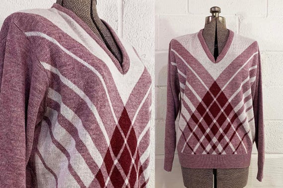 Vintage 1970s Pink Knit Sweater Vintage 1970s Pink Knit Sweater