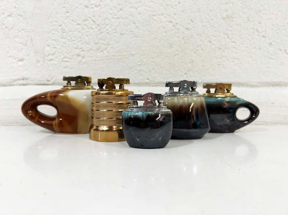 Vintage Atomic Table Lighter Mid Century Modern MCM Ceramic Japan 1960s